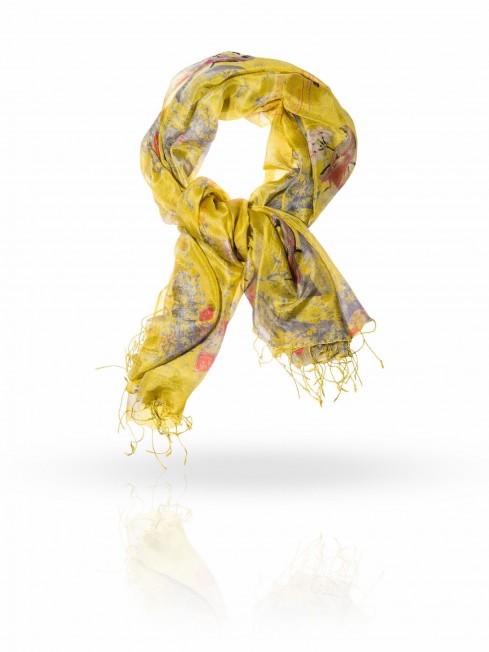 Палантин Женский S-VINTAGE.BIRD/YELLOW